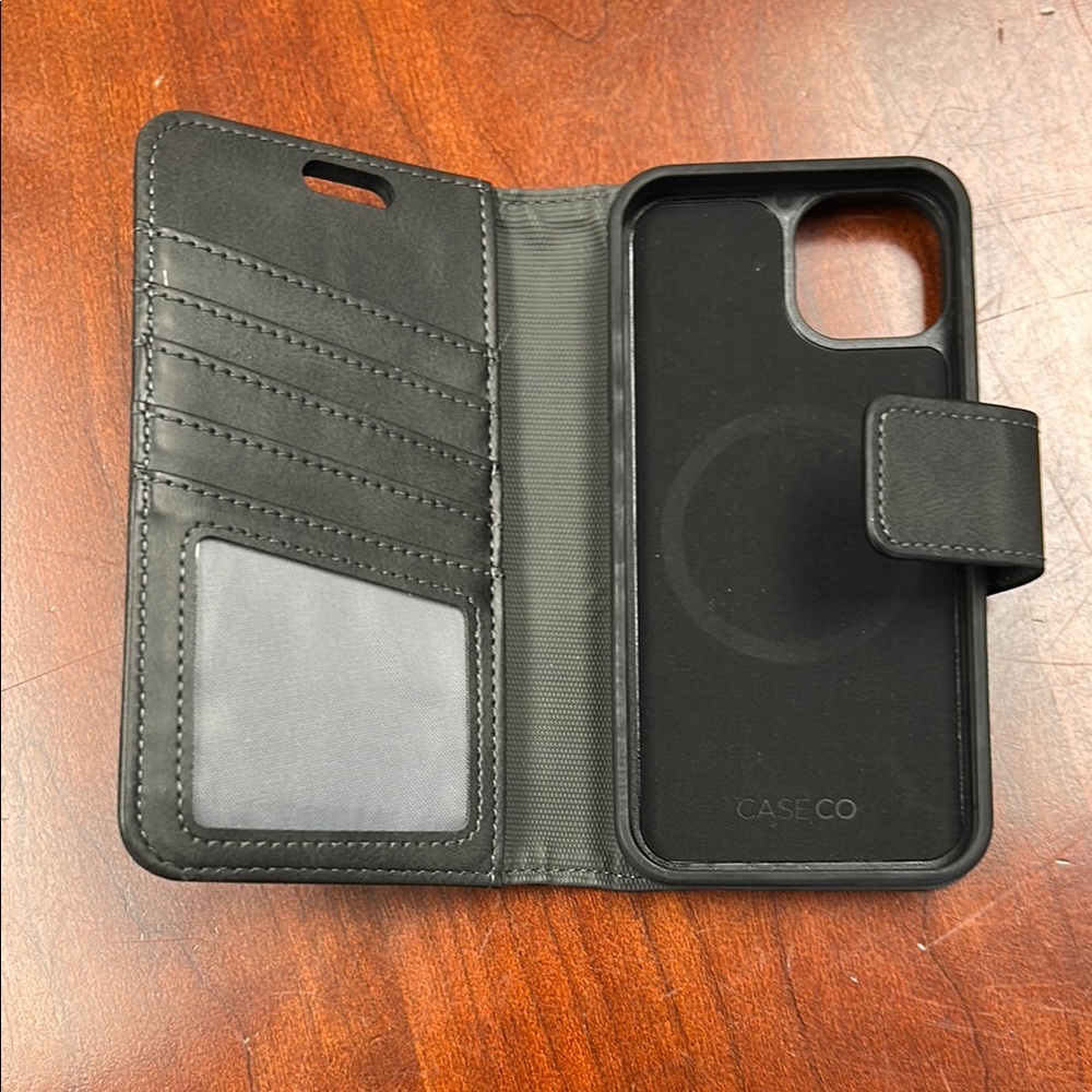 Black Wallet Phone Case IPhone 13